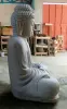  Product image 4 of the product “Seated Japanese Buddha made of Riverstone in Dhyana position - gesture of meditation, H. 121cm ”